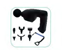 MUSCLE MASSAGE GUN WITH BODY RELAX BELT