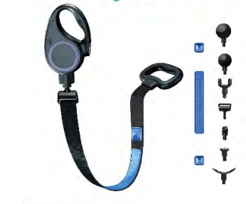 MUSCLE MASSAGE GUN WITH BODY RELAX BELT