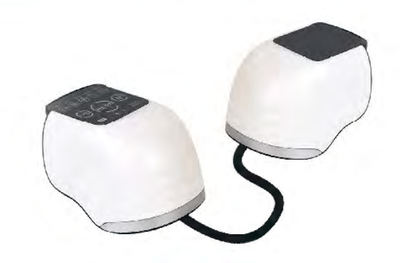 LCD KNEE MASSAGER WITH HEATED AND AIR BAG 