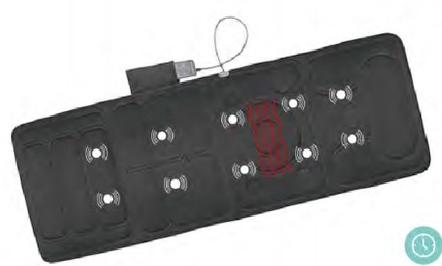 VIBRATION AND HEAT MASSAGE MAT