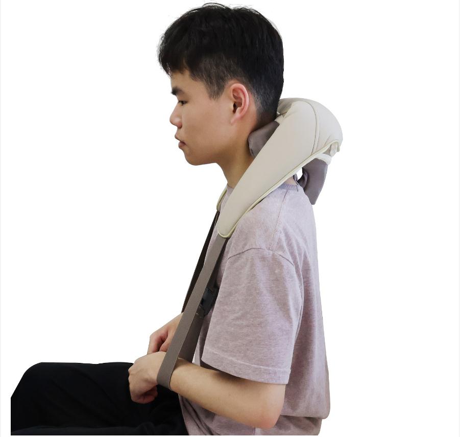 CORDLESS 3D MINI TRAPEZIUS NECK & SHOULDER MASSAGER WITH HEAT