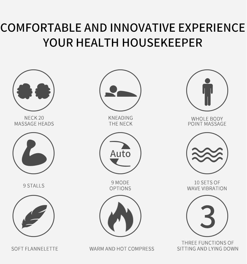 VIBRATION SHIATSU MASSAGE MATTRESS