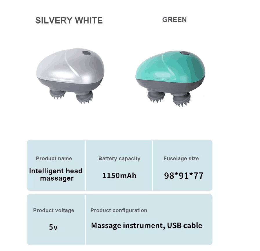 WATERPROOF SCALP HEAD MASSAGER