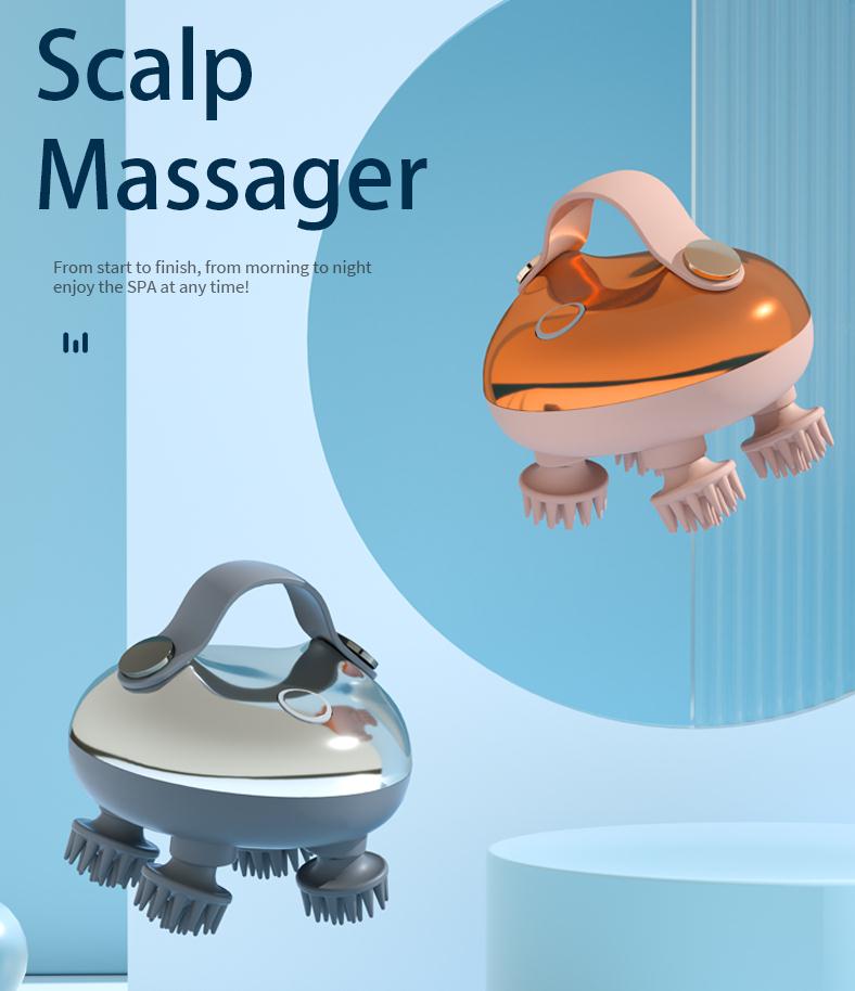 SCALP HEAD MASSAGER WITH HEAT