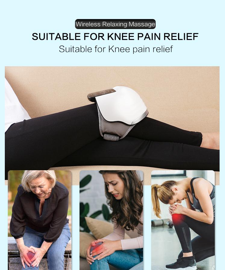 LCD KNEE MASSAGER WITH HEATED AND AIR BAG 