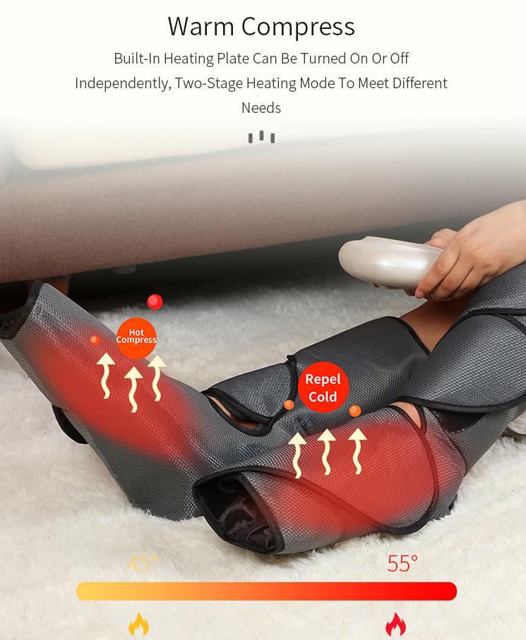 AIRBAG CALF & FOOT MASSAGER WITH HEAT
