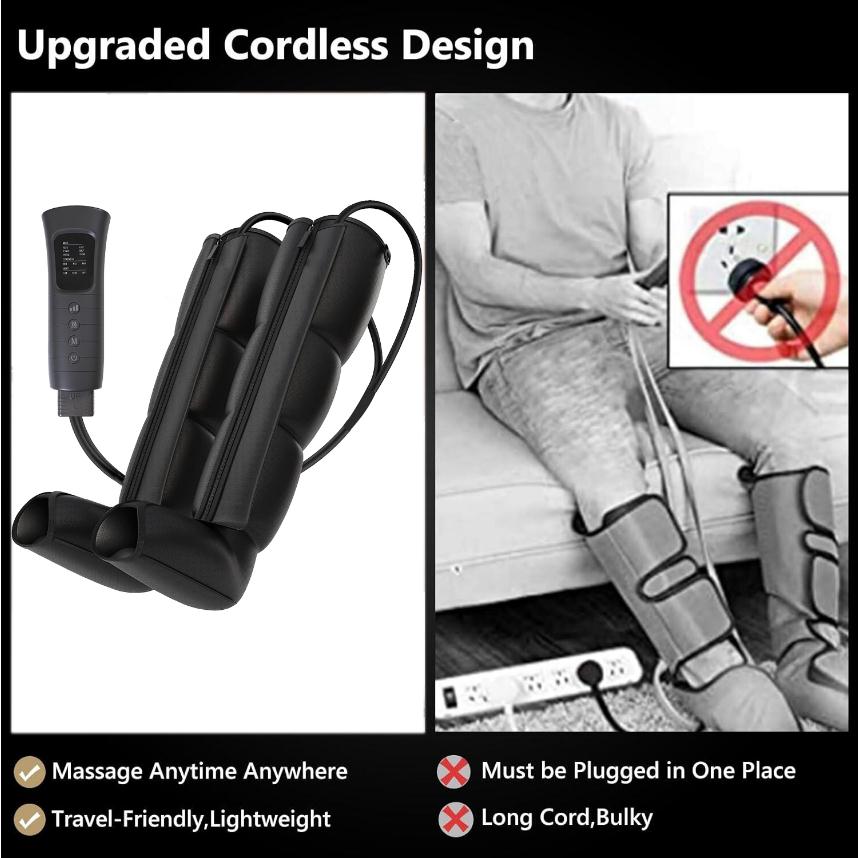 AIR COMPRESSION FULL ZIPPER CALF & FOOT MASSAGE